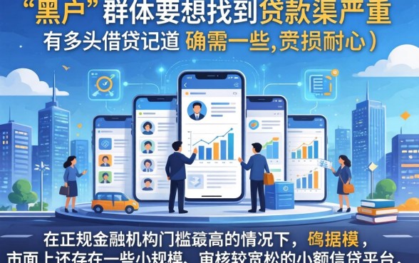 可以给黑户下款的口子，归纳五个逾期太多仍可下款的平台