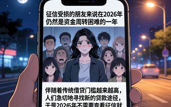 2026不看征信能借款的平，罗列5个逾期必下款的口子