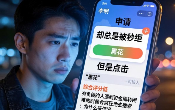 征信没逾期怎么黑花了，鼎力推荐五个综合评分不足有负债都能下款app