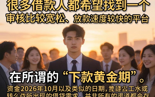2026十月容易下款的平台，细致阐述五个无视负债快速下款长期网贷的app