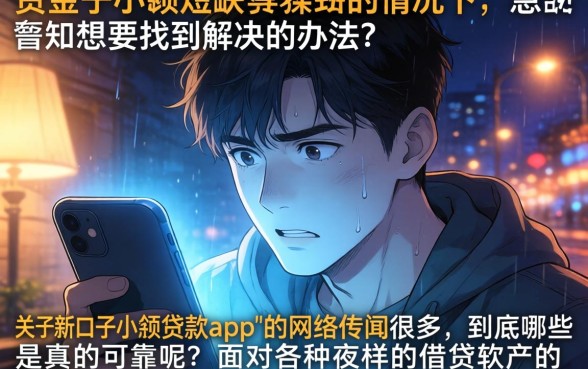 新口子小额贷款app，详尽说明五个门槛低易下款软件