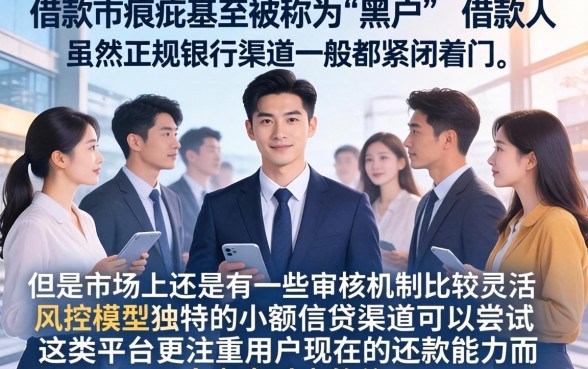 黑户也能下的网贷口子，归纳五个必下的小额贷款口子