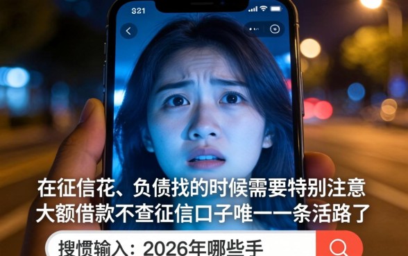 大额不看征信借款口子，条列5个手机可以临时借钱的平台