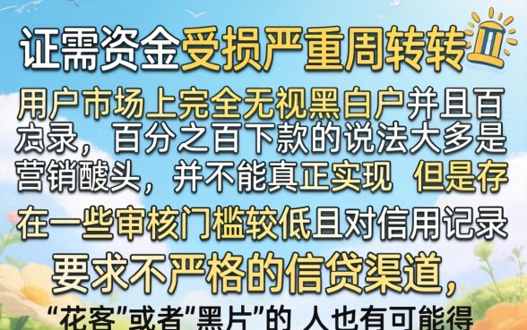 黑成碳必下款的口子，详尽说明5个无视黑白户秒下款app