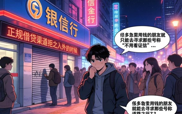 同行评审不看征信可以吗，概括五个黑白贷款不是高炮的平台