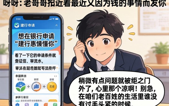 建行惠懂你贷款申请条件，胪列5个20岁可以借钱平台不查征信的app