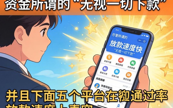 下款快的手机网贷平台申请后,整理五个无视一切下款的平台