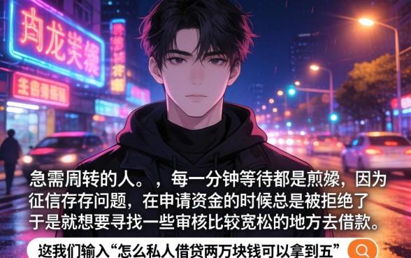 怎么私人借款两万块钱，理出五个黑户可以下的贷款app