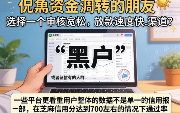 最新的黑户下款口子，理出五个芝麻分700能秒下的app