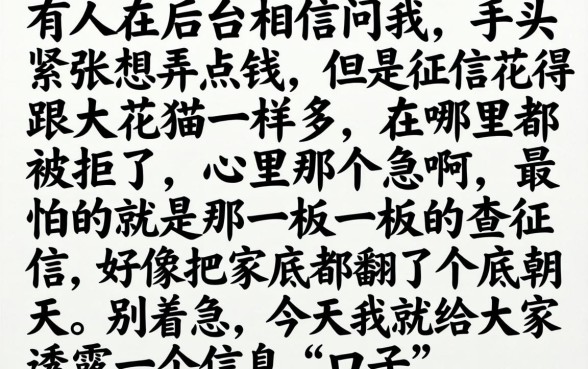 口子放水什么意思，热忱推荐五个不查征信好下款的网贷app