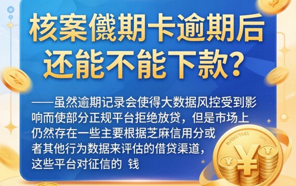钱站信用卡逾期能下款吗，筛选五个芝麻借款实时到账速借口子