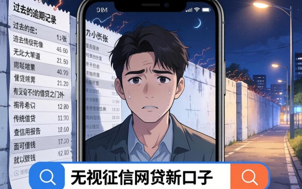 无视征信网贷新口子，陈列五个新号易贷速审秒下款口子