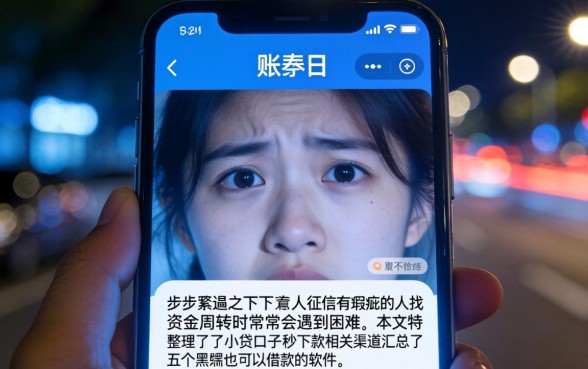 小贷口子秒下款的，汇整5个黑户也能借款的软件