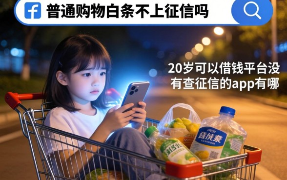 普通购物白条不上征信,整理五个20岁可以借钱平台不查征信的app