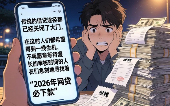 2026年网贷必下款，细致阐述5个不看负债秒下款的网贷app