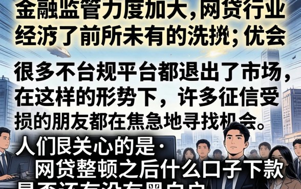 网贷整顿什么口子下款，甄选5个黑户无条件下款的口子