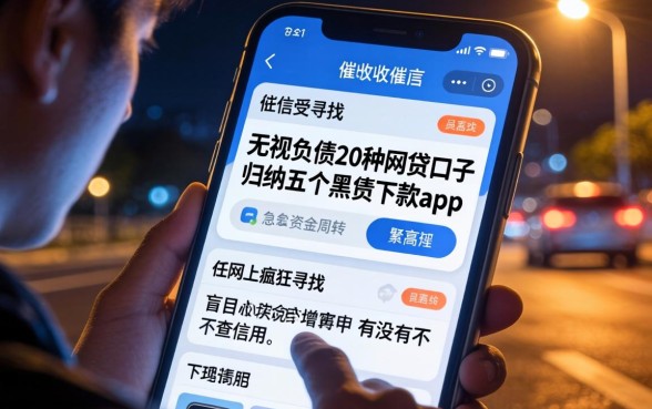 无视负债的20种网贷口子，归纳五个黑户下款app