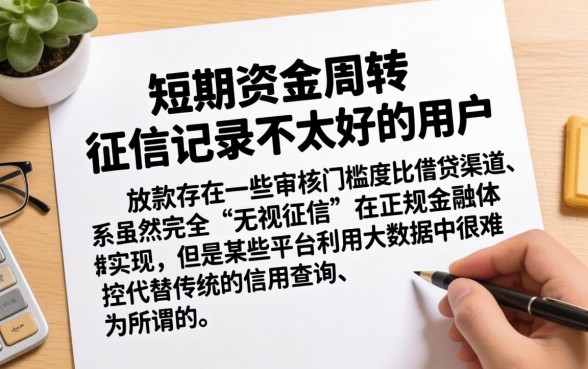 借款14天得口子，整理5个无视网黑征信黑3万贷款