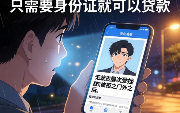 只需要身份证就可以借钱，精选五个真正不查征信的贷款口子