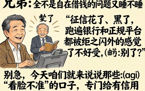 征信黑哪个口子可以下款，遴选五个无视评分的贷款平台