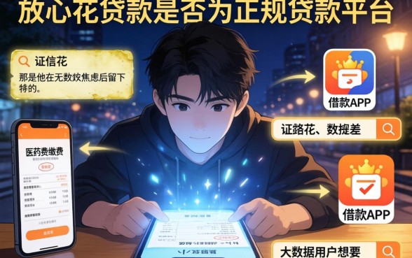 放心花贷款是正规贷款平台吗，汇整五个不用芝麻分能借的软件