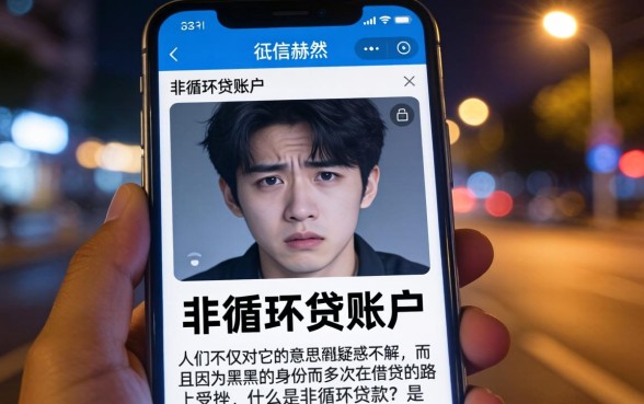 非循环贷账户是什么意思，理出五个黑户好下款的网贷口子