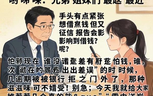 征信不好去哪里贷款比较好，诚意推荐5个无视一切是人就下款的平台