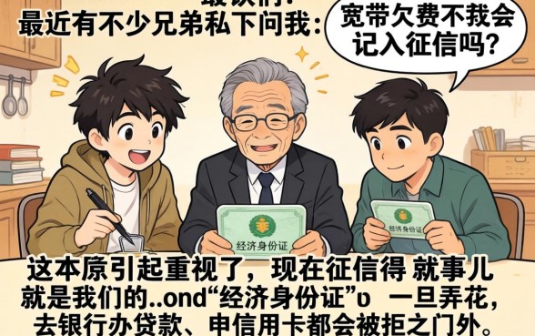 宽带欠费不缴要上征信吗，筛选五个无视征信黑白100%秒下口子