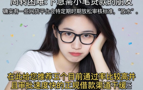 网贷平台放水口子，枚举五个最新秒批小额贷款平台