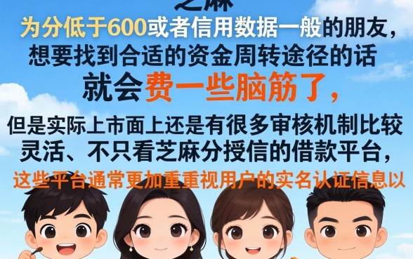 2026芝麻分下款的口子，详细阐述五个不用芝麻分能借的口子