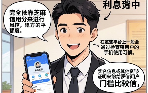 利息不高能下款的口子，精选5个不用芝麻分能借的平台