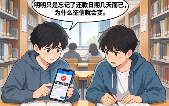 大学生征信黑花了怎么办理，概括5个714无视逾期秒下的软件