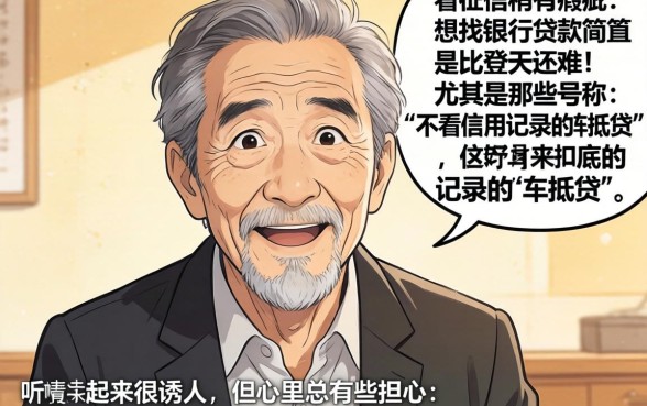 不看征信的车抵贷安全吗，概览5个征信花了能网贷的平台