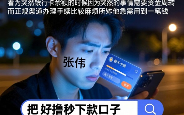 好撸秒下款的口子,条列5个不审核夜间直接放款的网贷app