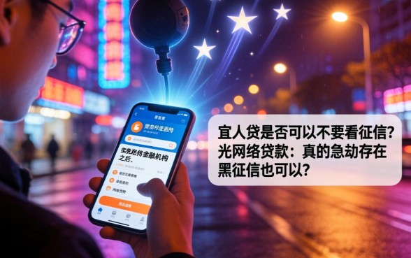 宜人贷可以不看征信吗,鼎力推荐五个黑征信也能贷款的网贷软件