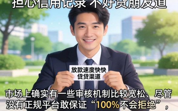 审核快的容易下款的网贷，归纳五个黑户百分百不拒的2000借款口子