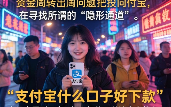 支付宝什么口子好下款，罗列五个无视一切是人就下款平台