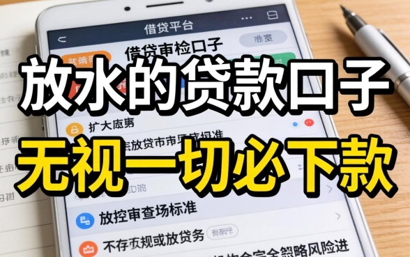 放水的贷款口子是什么，甄选五个3000元无视一切必下款的口子