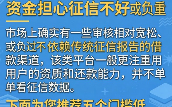不上征信有什么口子,详尽说明五个不看负债的网贷软件