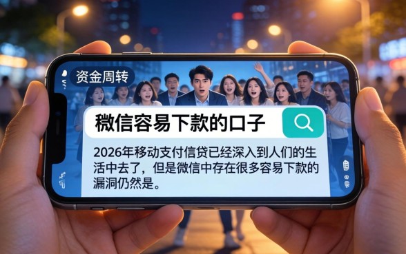 微信有哪些容易下款的口子，理出五个5000块贷款秒下平台