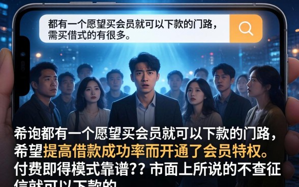 买会员就能下款的口子总汇，梳理5个不查征信好下款的网贷平台