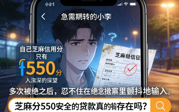 芝麻分550安全的贷款，汇总5个对征信宽松的网贷平台