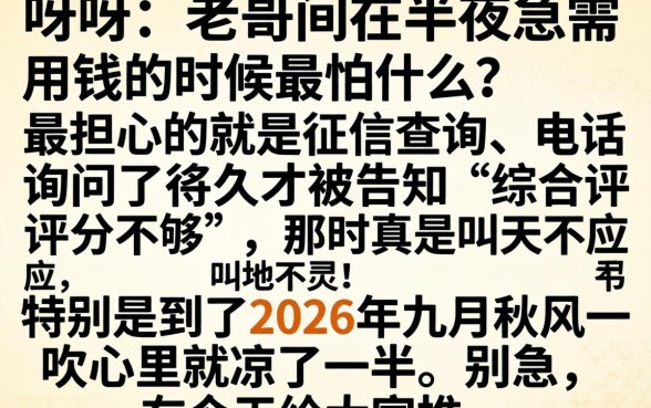 2026九月夜晚秒下款的口子，热忱推荐五个秒批网贷轻松贷的平台