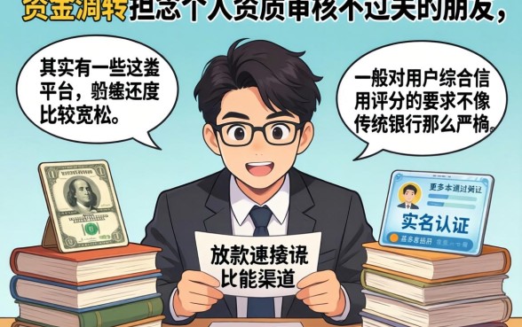 下款快容易过的口子，倾情分享5个借钱平台不看综合评估的口子