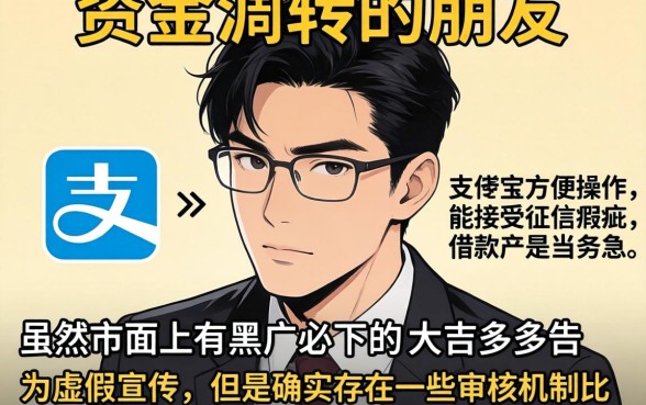 可以通过支付宝借的网贷，胪列五个黑户也能借款的app