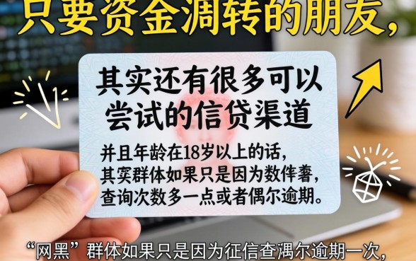 可以拿证件贷款的口子，整合5个网黑真正能下款的口子
