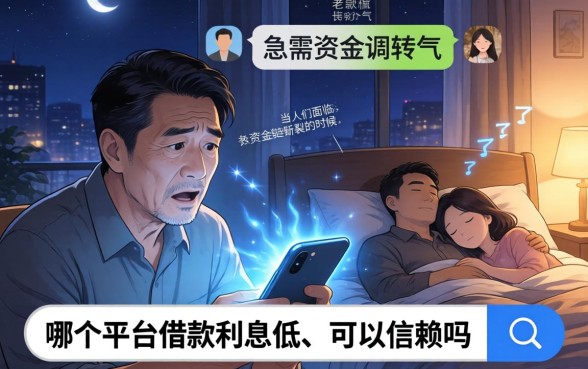 什么平台借款利息低可靠点呢，理出五个百分百下款无视黑白户网贷平台