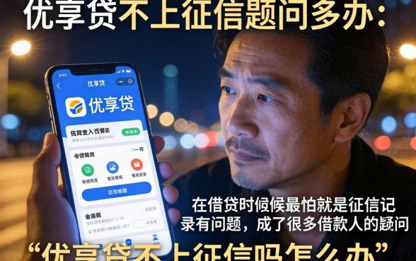 优享贷不上征信吗怎么办，遴选五个5000块贷款秒下软件