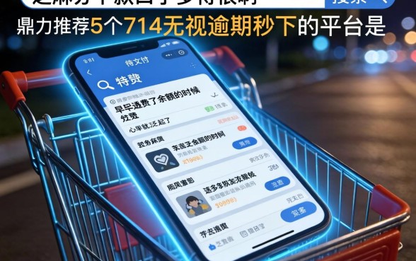 芝麻分下款口子那么多，鼎力推荐5个714无视逾期秒下的平台