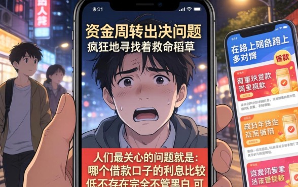 借款口子哪个利息低，精选五个无视黑白100%秒下网贷软件